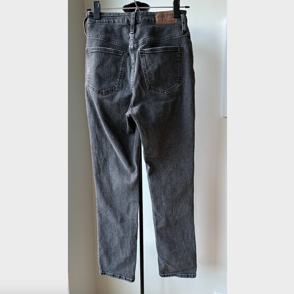 Madewell Black-Gray Curvy Perfect Vintage Jeans - Size 24 - Picture 6 of 8